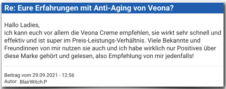 Veona Erfahrungsbericht Bewertung Erfahrungen Veona