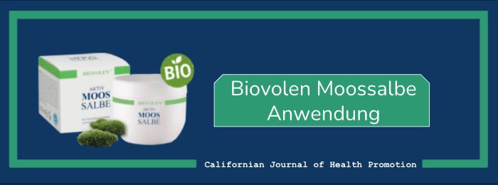 Biovolen Moossalbe Anwendung