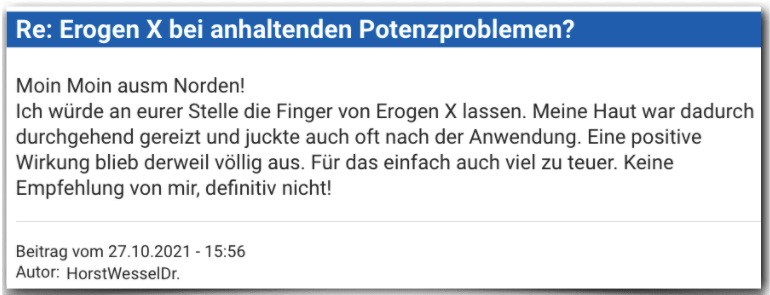 Erogen X Erfahrungsbericht Bewertung Bewertungen Erfahrungen Erogen X