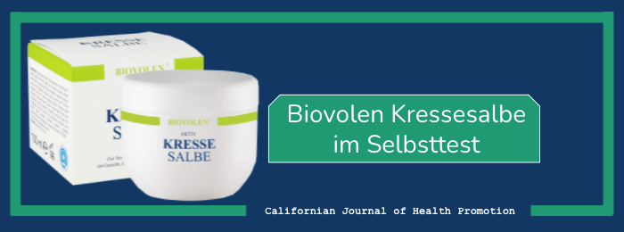 Biovolen Kressesalbe Test