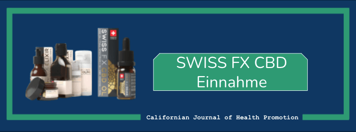 SWISS FX CBD Einnahme