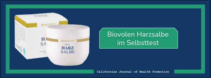 Biovolen Harzsalbe Test