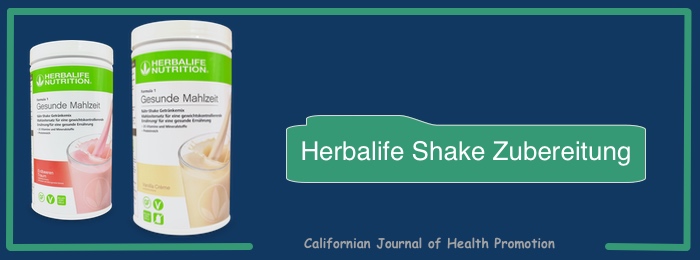 herbalife shake anwendung einnahme dosierung zubereitung