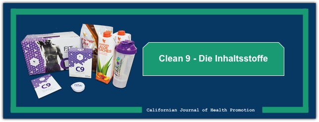 forever clean 9 clean9 inhaltsstoffe zutaten