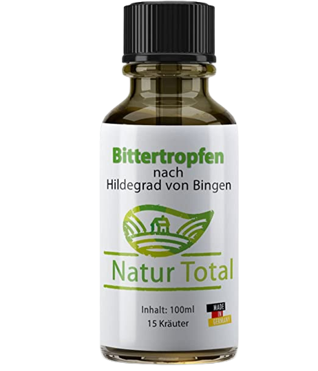 BitterKraft! Original BIO Bitterstoffe Tropfen nach Hildegard von Bingen –  Bittertropfen aus 9 erlesenen Bitterkräutern – 100% Natur ohne Zusatzstoffe