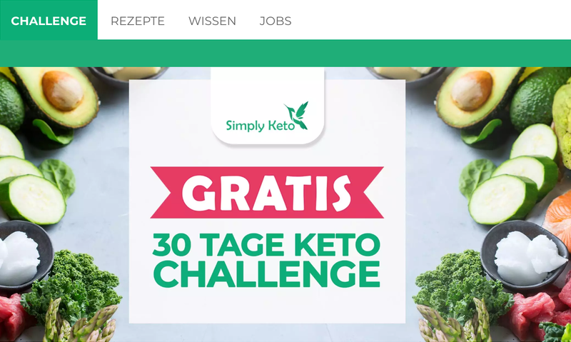 simply keto 30 tage challenge
