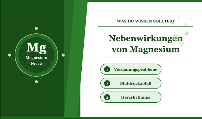 Magnesium Nebenwirkungen