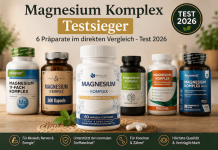 Magnesium Komplex Testsieger – 6 Präparate im direkten Vergleich – Test 2026 Magnesium Komplex Test Vergleich