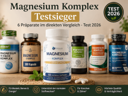 Magnesium Komplex Test Vergleich