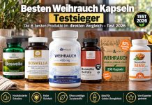 Beste Weihrauch Kapseln Testsieger – Die 6 besten Produkte im direkten Vergleich – Test 2026 Besten Weihrauch Kapseln Testsieger Titelbild